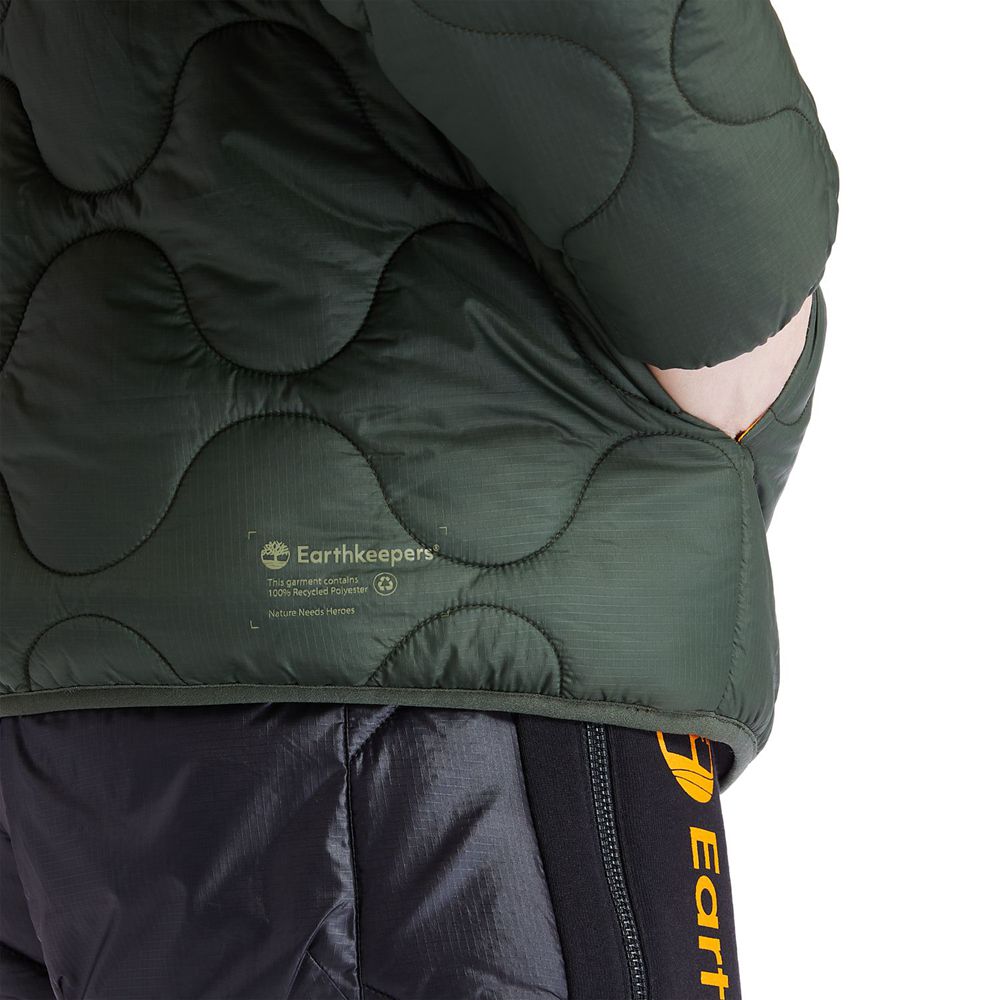 Geaca Timberland Barbati Verzi Inchis - Ecoriginal Ek+ Onion Quilted - Romania - IFKZVC509